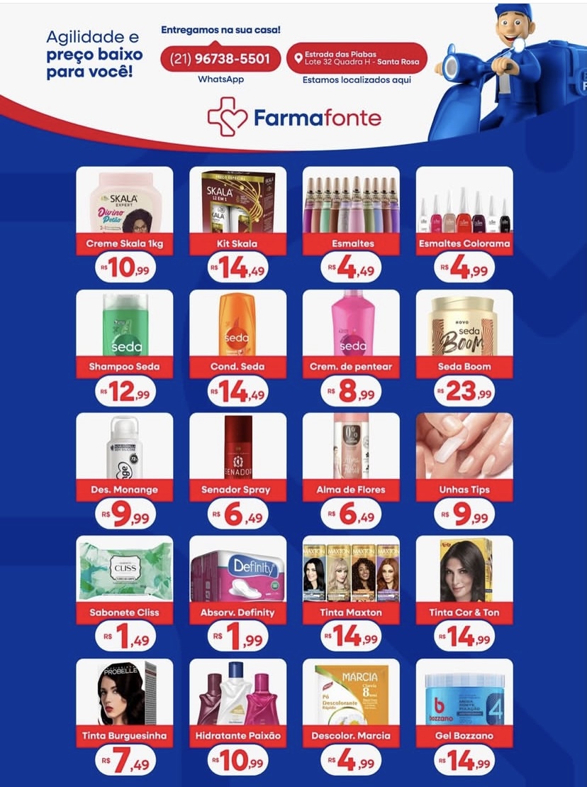Encarte de beleza e higiene Farmafonte